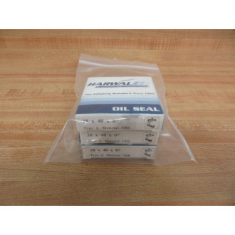 Harwal SC28407 Seal 28x40x07 (Pack of 3)