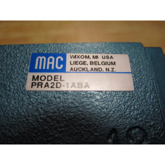 Mac Valves PRA2D-1ABA Pressure Regulator Valve PRA2D1ABA