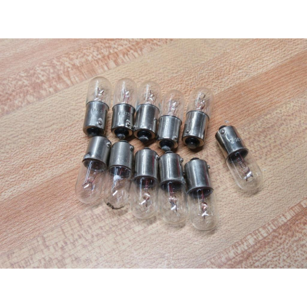 Chicago Miniature CM755 Miniature Lamp Bulbs (Pack of 10) - New No Box