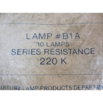General Electric B1A Miniature Lamps Light Bulbs GE (Pack of 10)