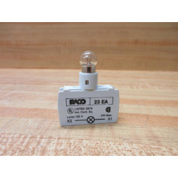 Baco 23 EA Lamp Holder Module 23EA White WBulb - New No Box