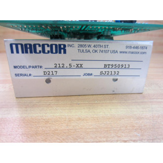 Maccor 200 CD Circuit BoardHeat Sink 200CD - Used