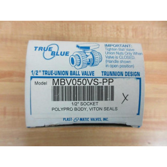 Plast-O-Matic MBV050VS-PP Ball Valve MBV050VSPP