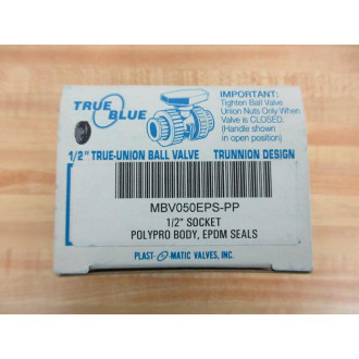 Plast-O-Matic MBV050EPS-PP Ball Valve MBV050EPSPP