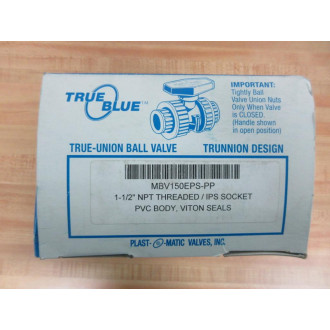 Plast-O-Matic MBV150EPS-PP Ball Valve MBV150EPSPP