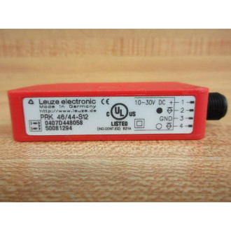 Leuze Electronic PRK 4644-S12 Photoelectric Sensor 50081294 - New No Box