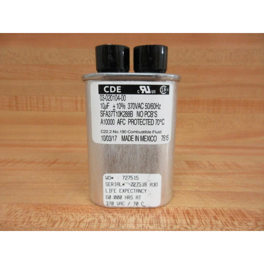 CDE SFA37T10K288B Capacitor - New No Box