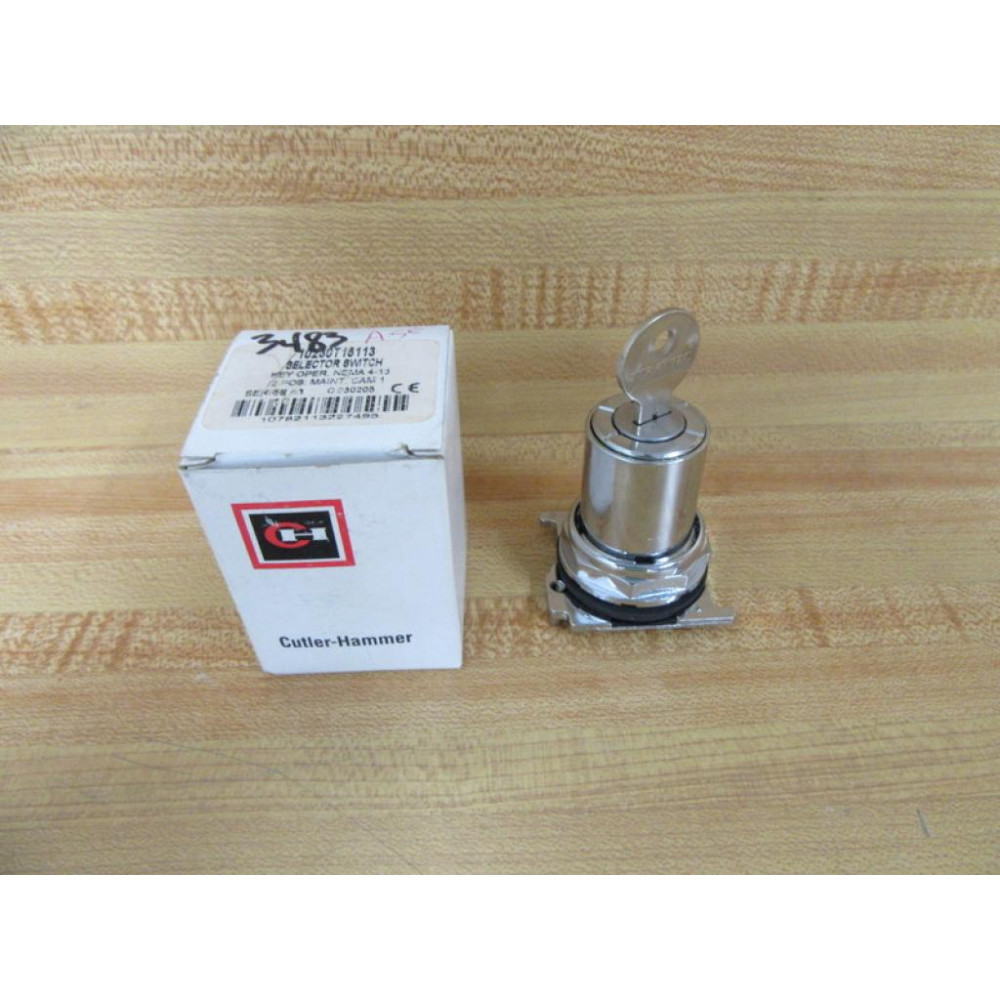Cutler Hammer 10250T15113 2 Position Eaton Selector Switch