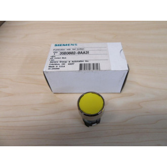 Siemens 3SB3 602-0AA31 Yellow Button 3SB36020AA31