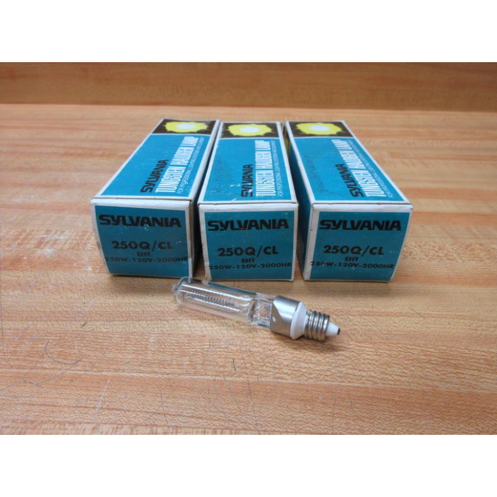 Sylvania 250QCL-120V Miniature Lamp Light Bulb 250QCL (Pack of 3)