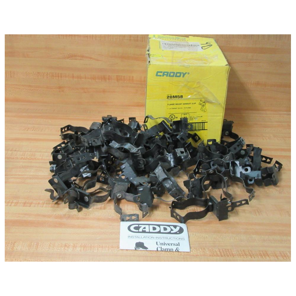 Erico Caddy 20M58 Flange Mount Conduit Clip (Pack of 50)