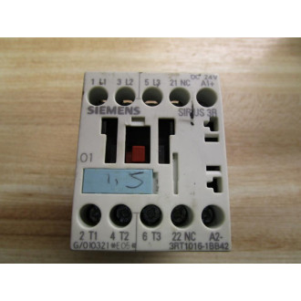 Siemens 3RT1016-1BB42 Contactor - Used
