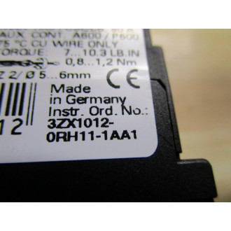 Siemens 3RT1016-1BB42 Contactor - Used