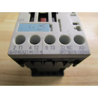 Siemens 3RT1016-1BB42 Contactor - Used