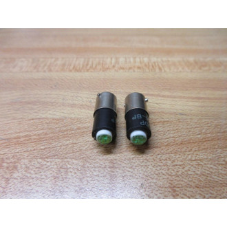 DDP DDP24-BP Green Miniature Lamp Light Bulb 24-BP (Pack of 2) - New No Box