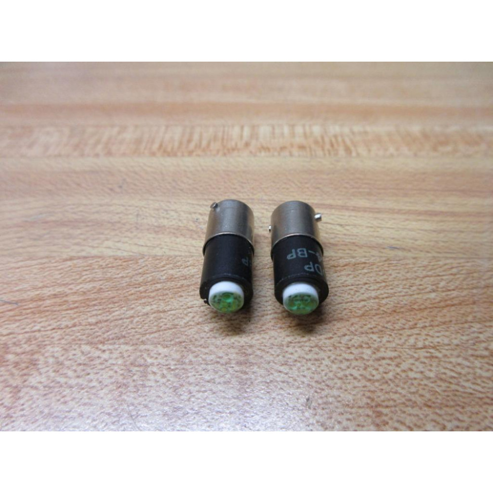 DDP DDP24-BP Green Miniature Lamp Light Bulb 24-BP (Pack of 2) - New No Box
