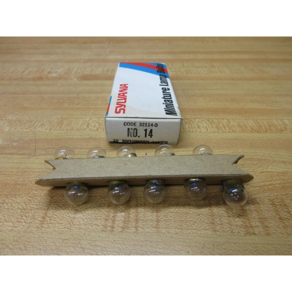Sylvania 14 GTE Miniature Lamp Light Bulb (Pack of 10)