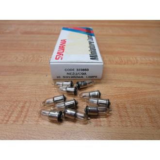 Sylvania NE2JC9A Miniature Lamp Light Bulb NE2JC9A (Pack of 10)