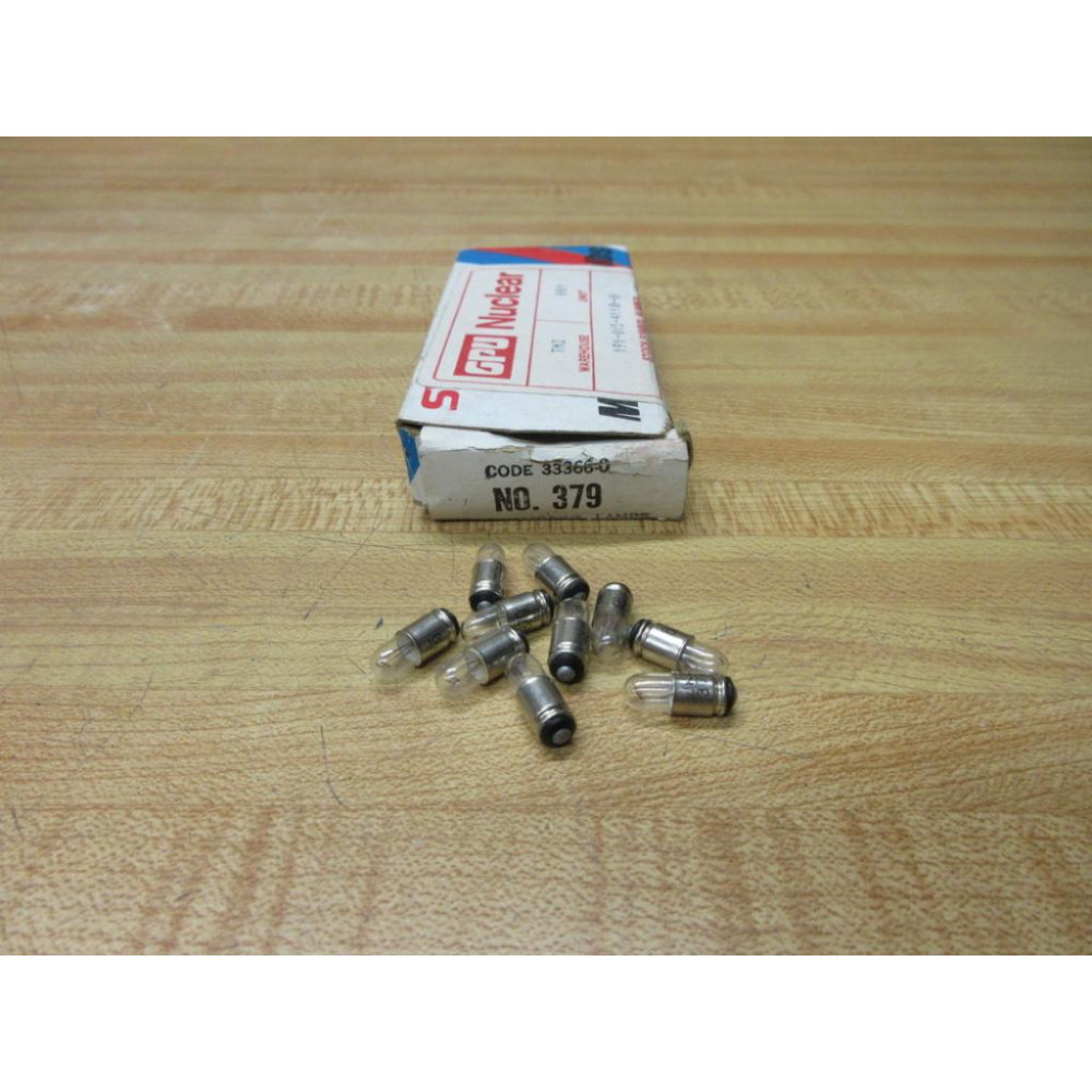 Sylvania 379 GTE Miniature Lamp Light Bulb S379 (Pack of 10)