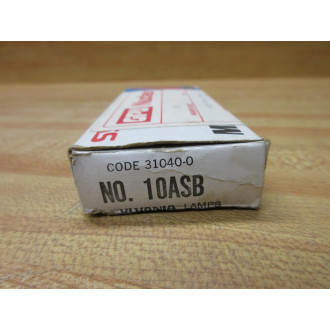 Sylvania 10ASB5 Miniature Lamp Light Bulb 10ASB