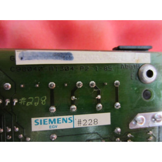 Siemens 6SC6100-0GB11 Board 6SC61000GB1 - Parts Only
