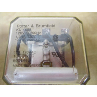 Potter & Brumfield KU-4699-120V Relay KU-4699 - New No Box