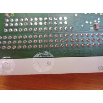 Siemens C8451-A40-A59-1 CPU Module AMS-K356-A1 - Used