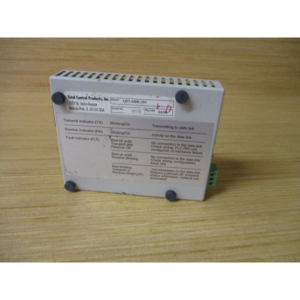 Total Control Products QPJ-ABR-201 GE QuickPanel QPJABR201 - Used