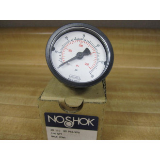 Noshok 20.110 60 PSIKPA Pressure Gauge 2011060PSIKPA 14" NPT