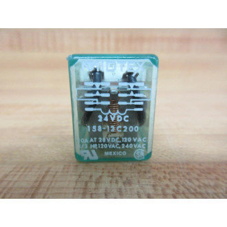 Midtex 158-12C200-24V DC Aemco Relay - New No Box