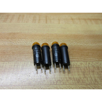 Dialco 507-4960 Miniature Lamp Light Bulb 5074960 Amber (Pack of 4) - New No Box