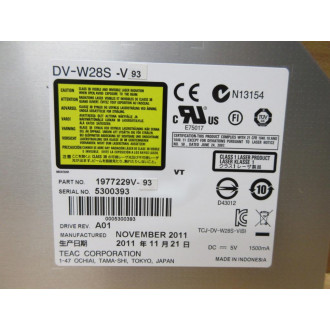 Teac 1977229V-93 SATA Slim Internal Drive DV-W28S-V93
