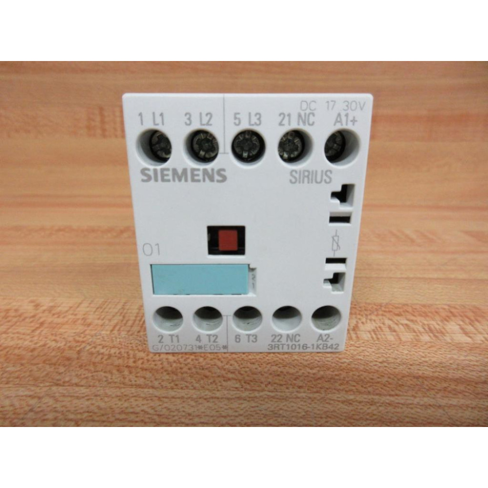 Siemens 3RT1016-1KB42 Contactor 3RT10161KB42 - Used