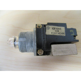 General Electric CR104C122 Lamp Base - Used