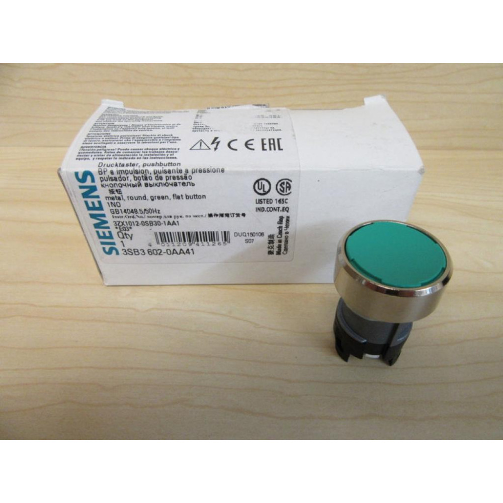 Siemens 3SB3602-0AA41 Push Button 3SB36020AA41 Operator Only