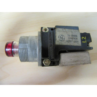 General Electric 55-194896 Illuminated Push Button 55194896 Red - Used