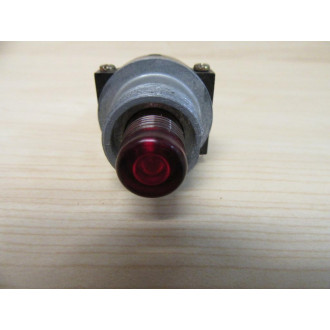 General Electric 55-194896 Illuminated Push Button 55194896 Red - Used