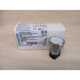 Siemens 3SB3645-0AA61 Push Button 3SB36450AA61 Operator Only