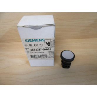 Siemens 3SB3 237-0AA61 White 3SB32370AA61 Button