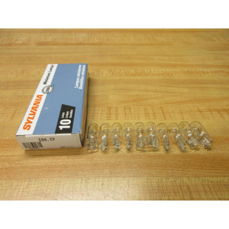 Sylvania 194 Miniature Lamp Light Bulb (Pack of 10)