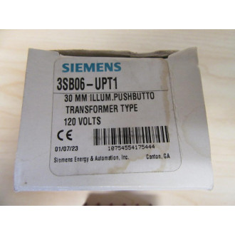 Siemens 3SB06-UPT1 Push Button 3SB06UPT1 Operator Only