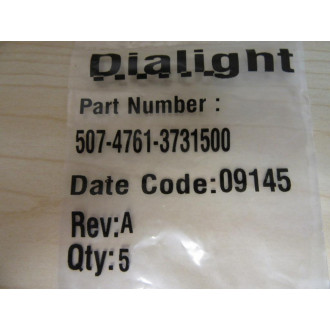 Dialight 507-4761-3731500 Dialco LED Bulb 507-4761 (Pack of 5)
