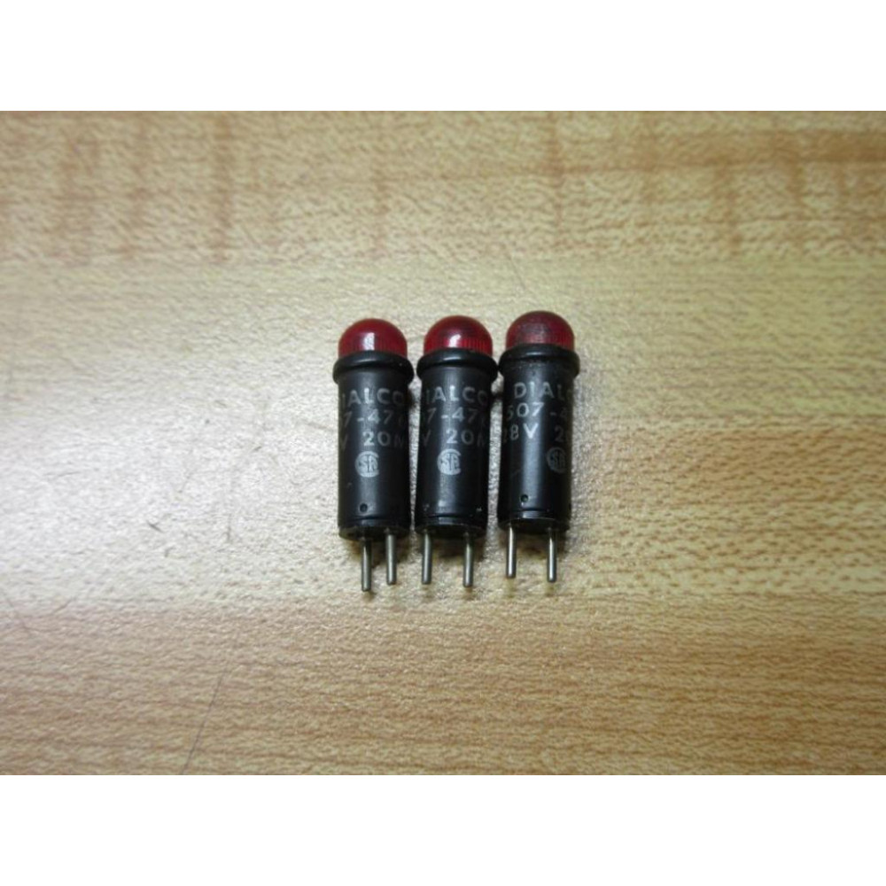 Dialight 507-4761-3731500 Dialco LED Bulb 507-4761 (Pack of 3) - New No Box