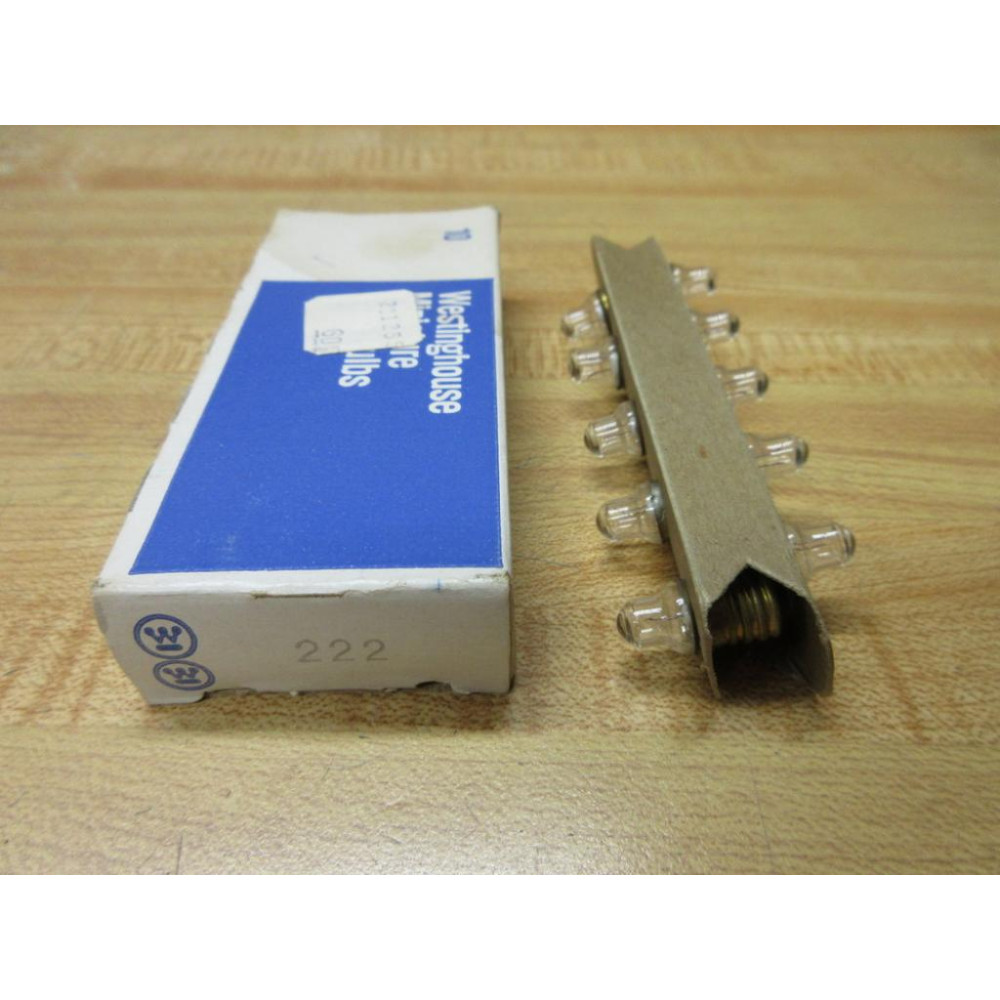 Westinghouse 222 Miniature Lamp Light Bulb (Pack of 10)