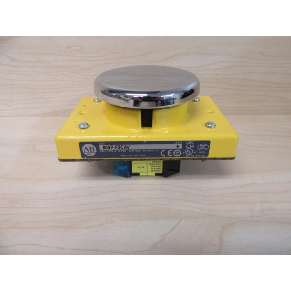 Allen Bradley 800P-F2CAV Palm Button - New No Box