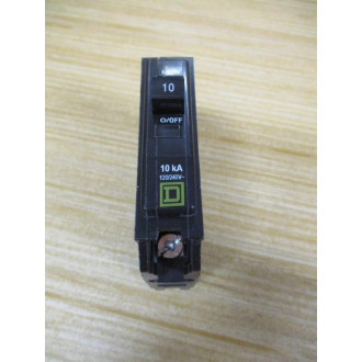 Square D QO110 Circuit Breaker 10 Amp (Pack of 2) - New No Box