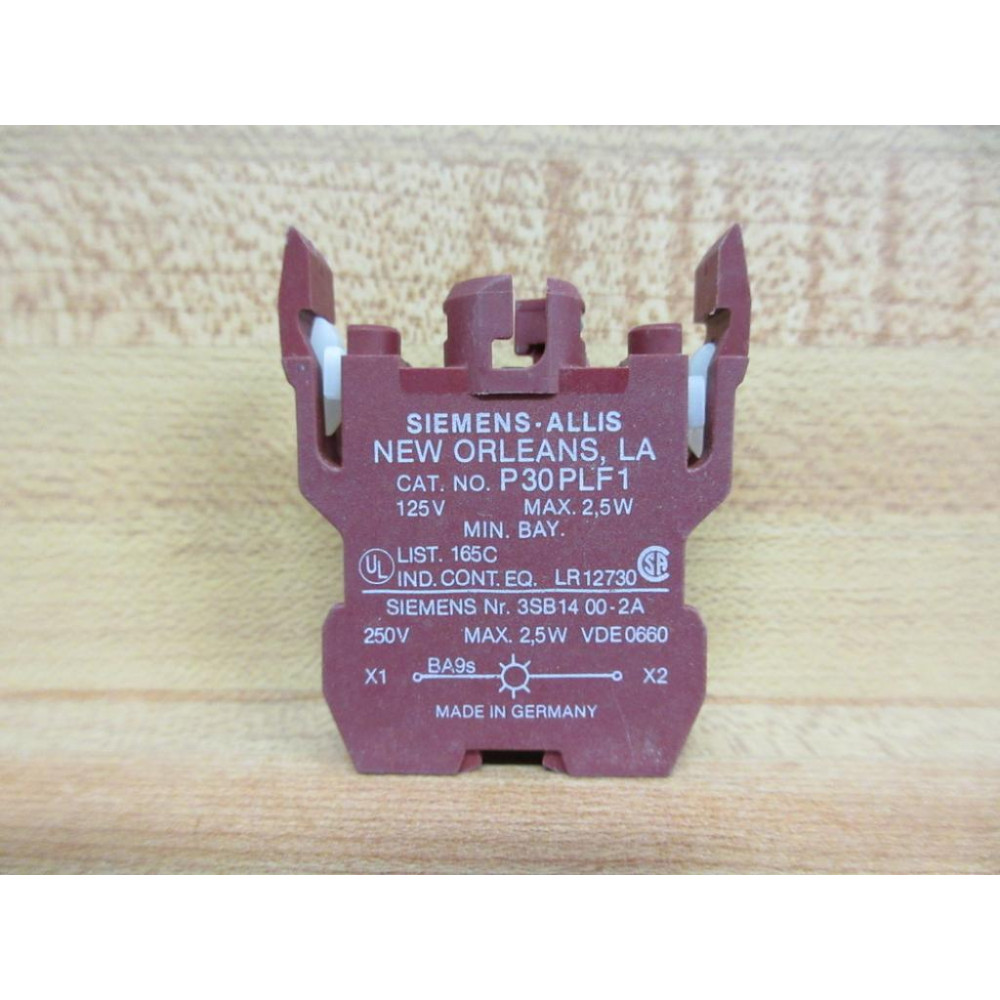 Siemens-Allis P30PLF1 Lamp Module Without Bulb - New No Box