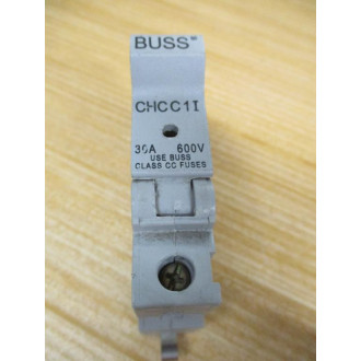 Bussmann CHCC1I Fuse Block 1P 30A  600V (Pack of 3) - Used