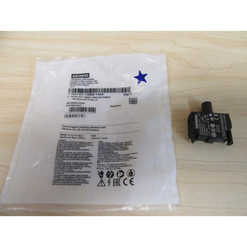 Siemens 3SU1401-2BB60-1AA0 LED Lamp Module