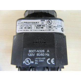 Allen Bradley 800H-PRAH16WAY Push Button Switch w800T-XAY